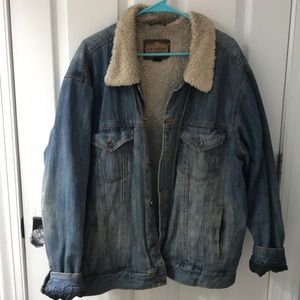 Arizona Jean Co. Denim wool jacket.